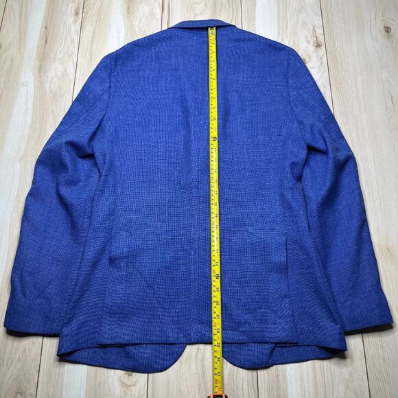 Mossimo Dutti Mens Blue Long Sleeve Two Button Style Pant Suit Blazer Size 40 - Picture 12 of 15